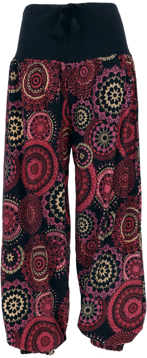 Haremshose MANDALA Rot S/M