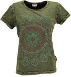 T-Shirt MANDALA Grün S