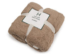 Kuscheldecke Lammfelloptik Beige