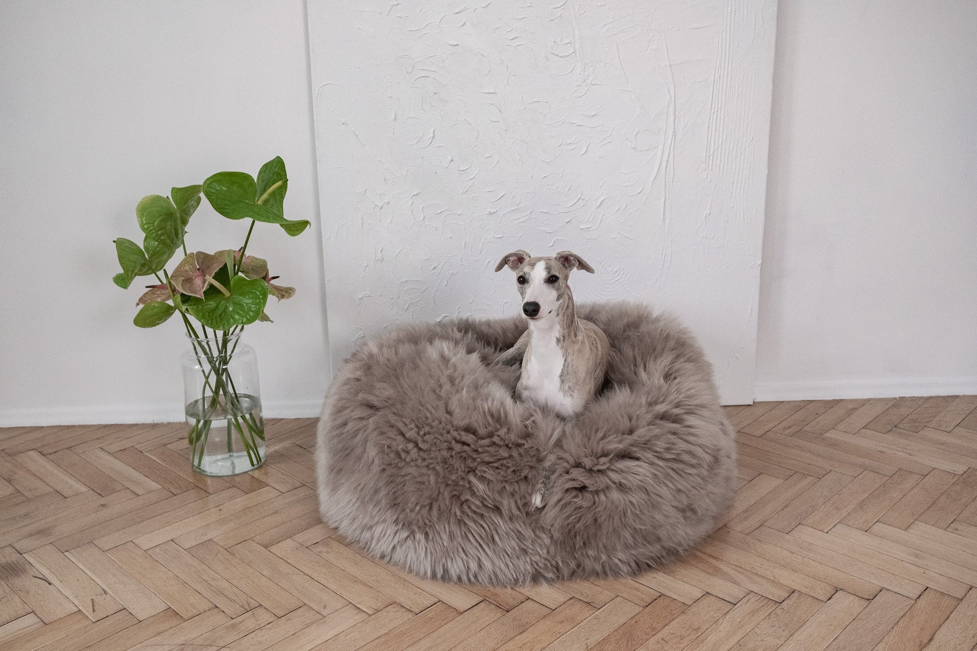 Natural Sheepskin Bed 60