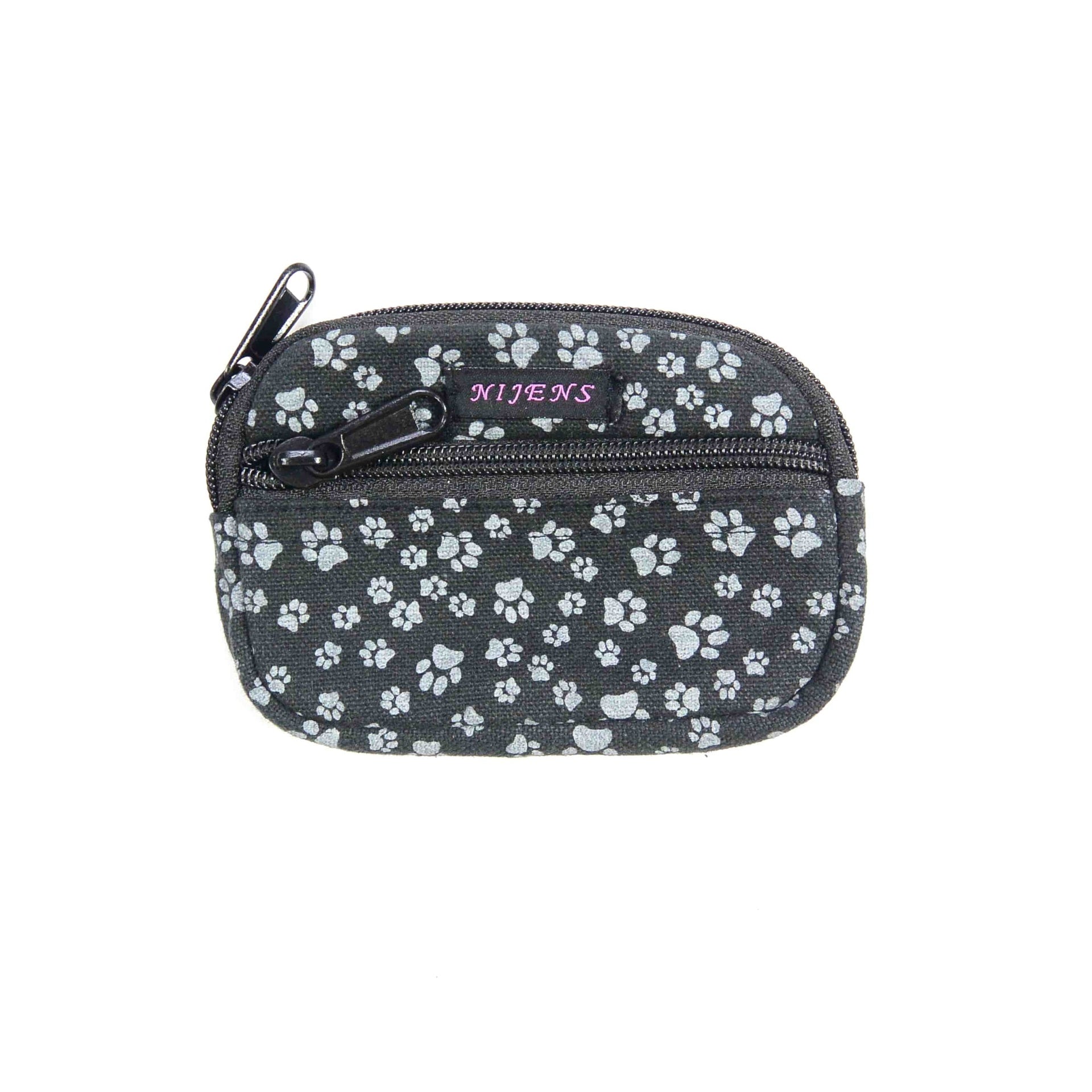 Nijens Tasche Milan Canvas Pfoten Schwarz