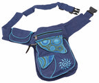 Goa Patchwork Sidebag SONNE Blau