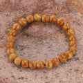 Wood Jaspis Armband