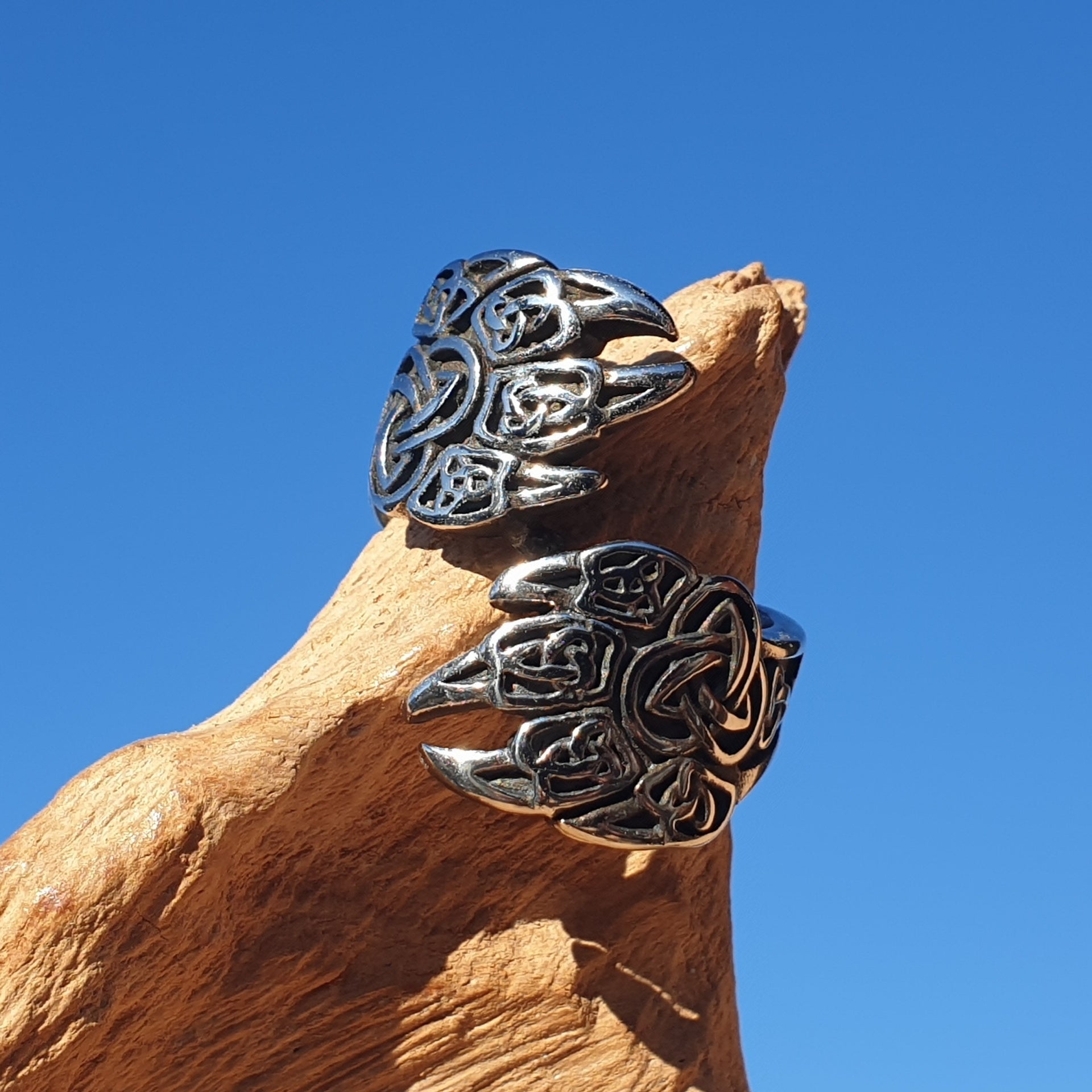 Tatze Ring Edelstahl