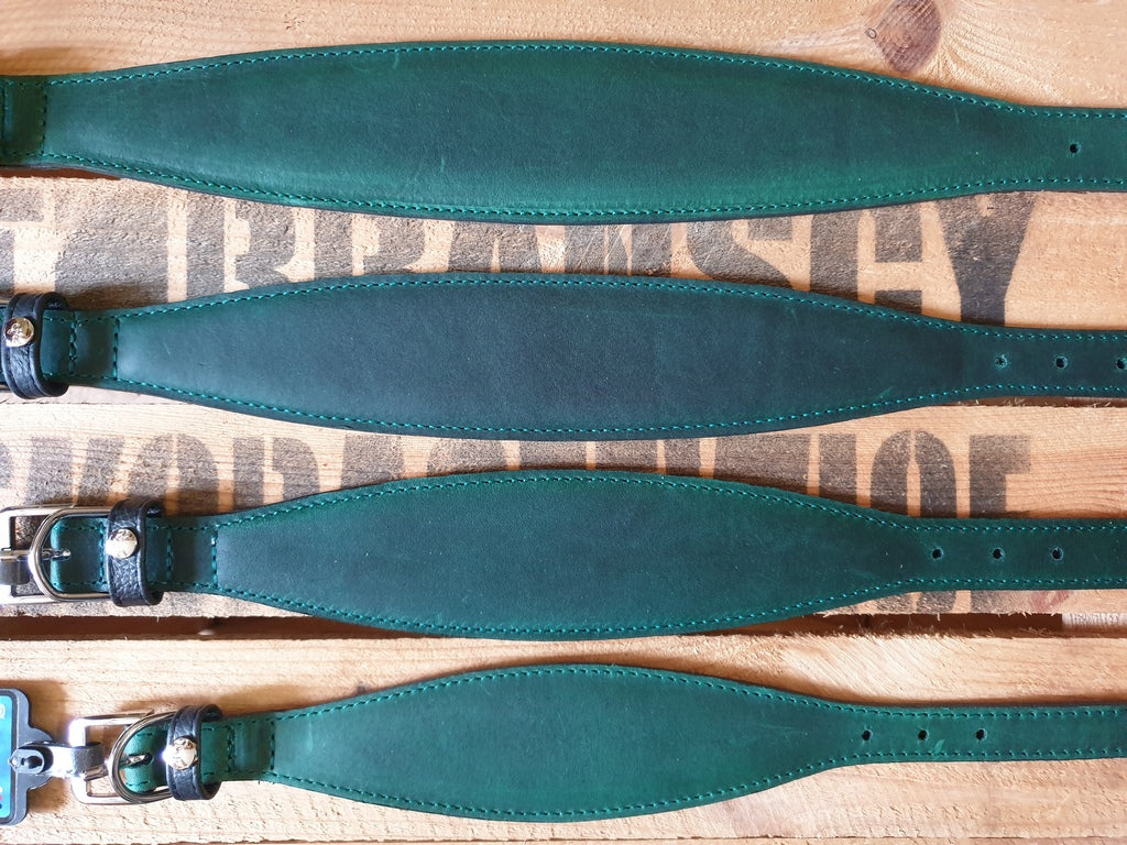 Windhundhalsband Vancouver OEKO-TEX® Hunting Green 40