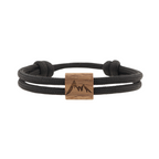 KONA Armband "Berg" Schwarz M