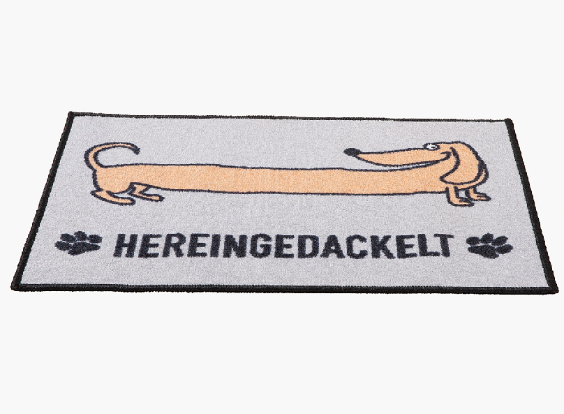 Fußmatte "Hereingedackelt"