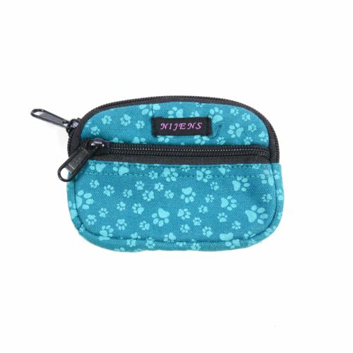 Nijens Tasche Milan Canvas Pfoten Türkis