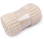 Kuscheldecke Lammfelloptik Stripe Beige