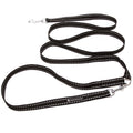 Verstellbare Leine Schwarz/Reflex 225 cm x 2 cm 60M