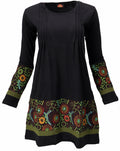 Minikleid Tunika Baumwolle L