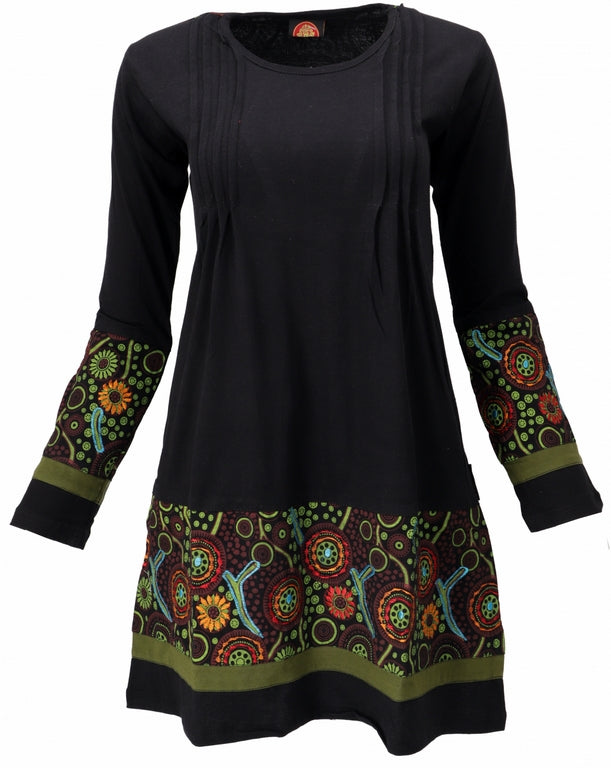 Minikleid Tunika Baumwolle L