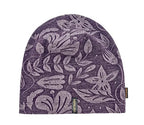 Bio-Baumwoll-Beanie Jacquard Style Lilienmauve