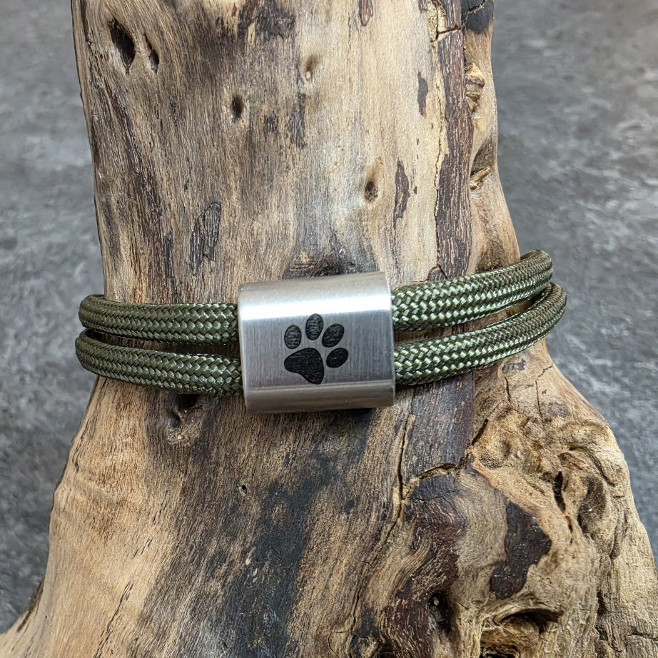 KONA Edelstahl silber Olivegrün