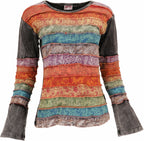 Langarmshirt FLOWERS S/M