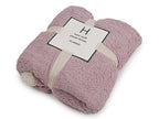 Kuscheldecke Lammfelloptik Altrosé