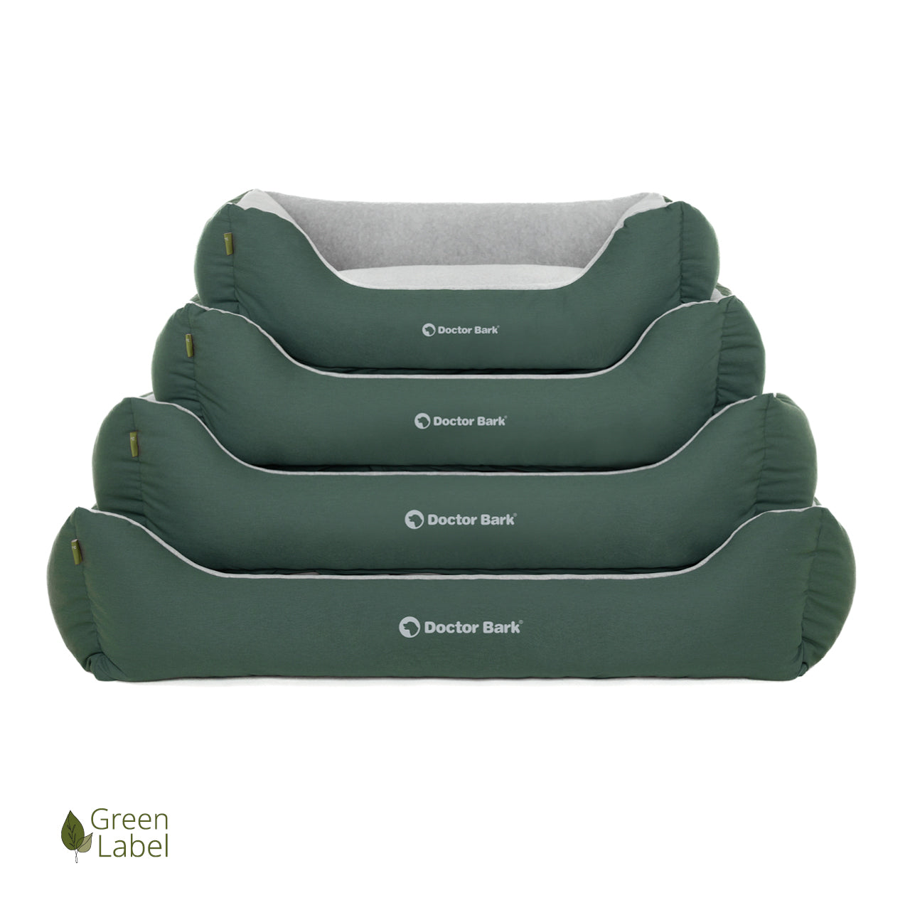 Doctor Bark Hundebett Green Label Grün S