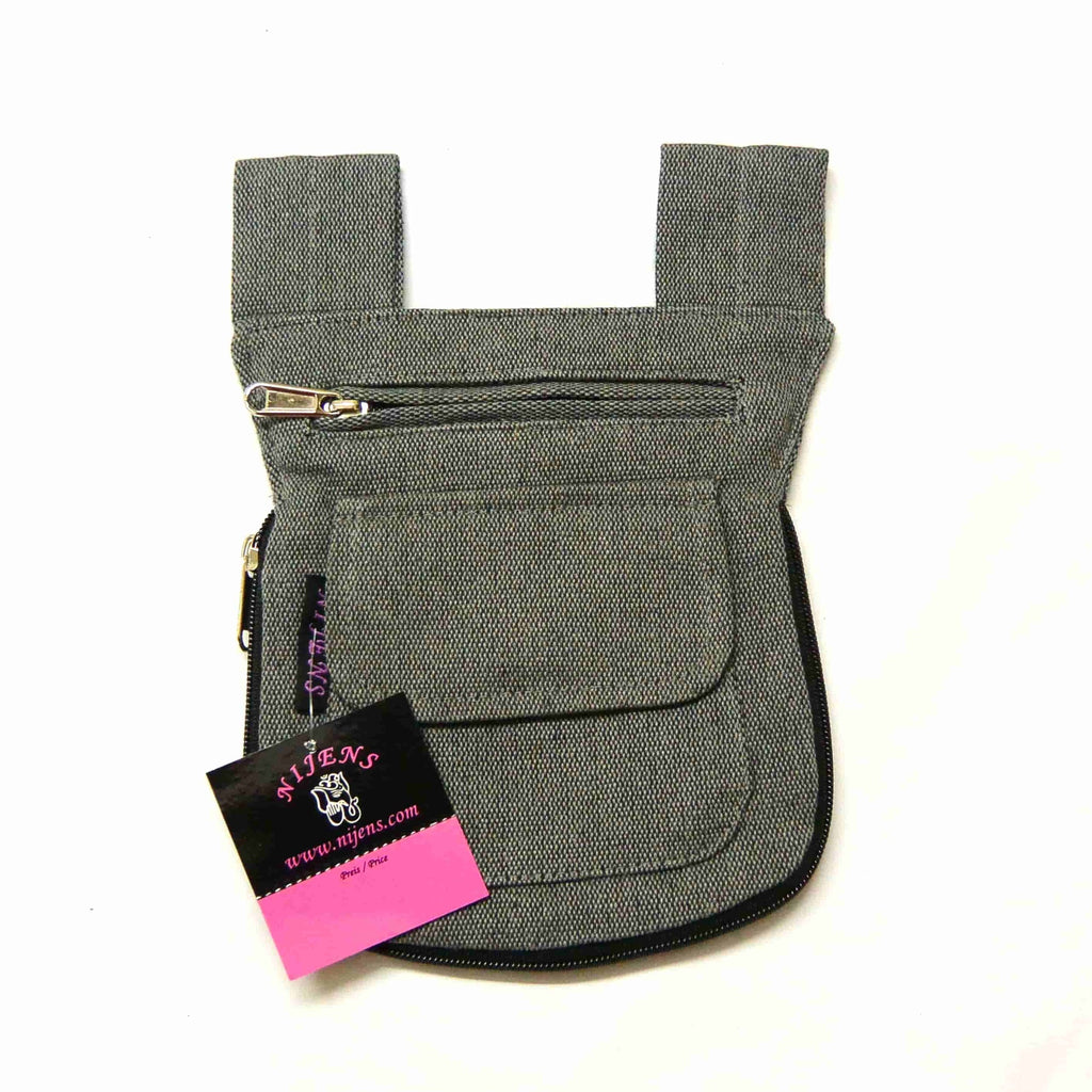Nijens Gürteltasche Paiten Canvas Grau