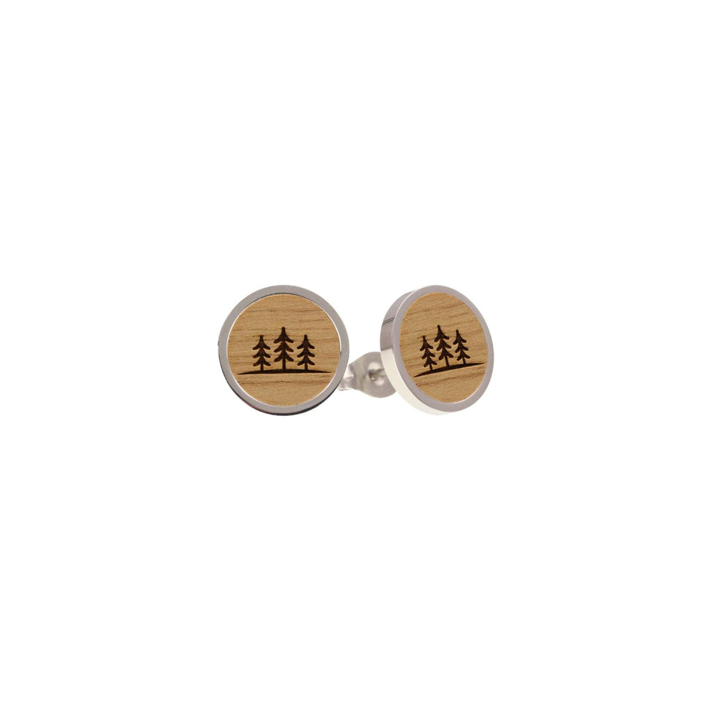 SKYLA Ohrstecker Bäume 10 mm
