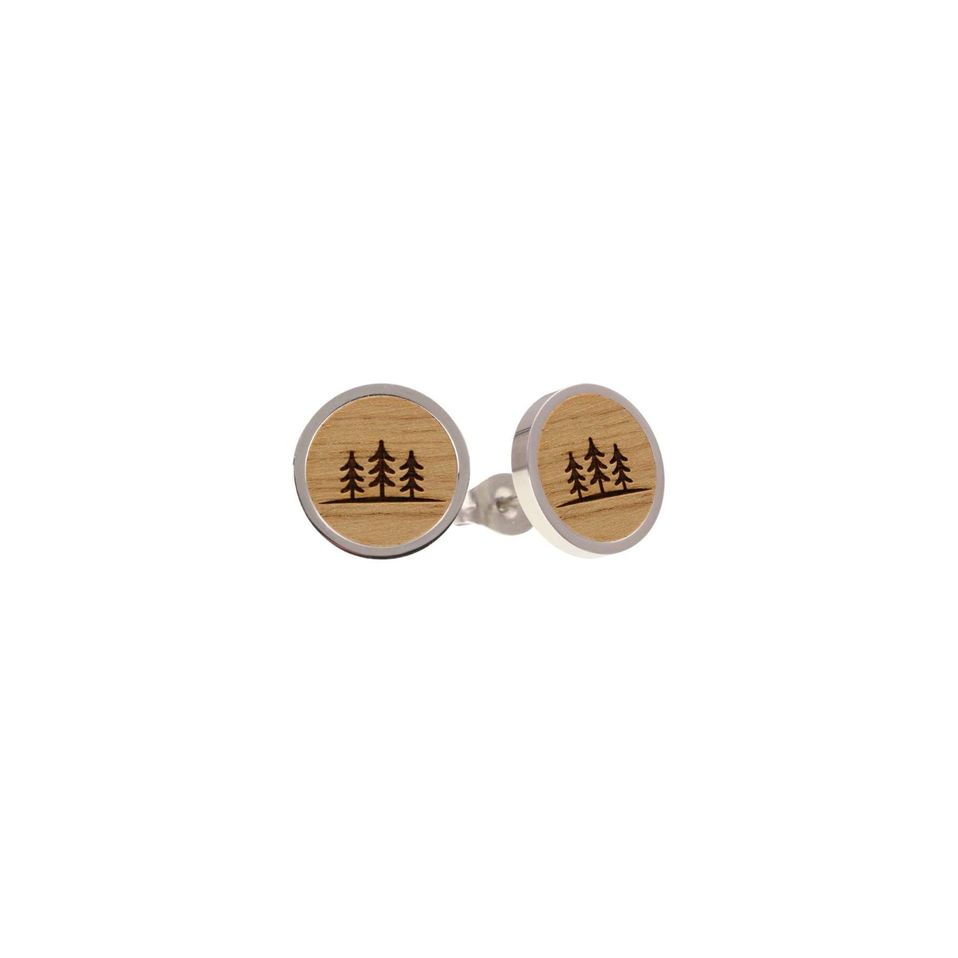 SKYLA Ohrstecker Bäume 10 mm