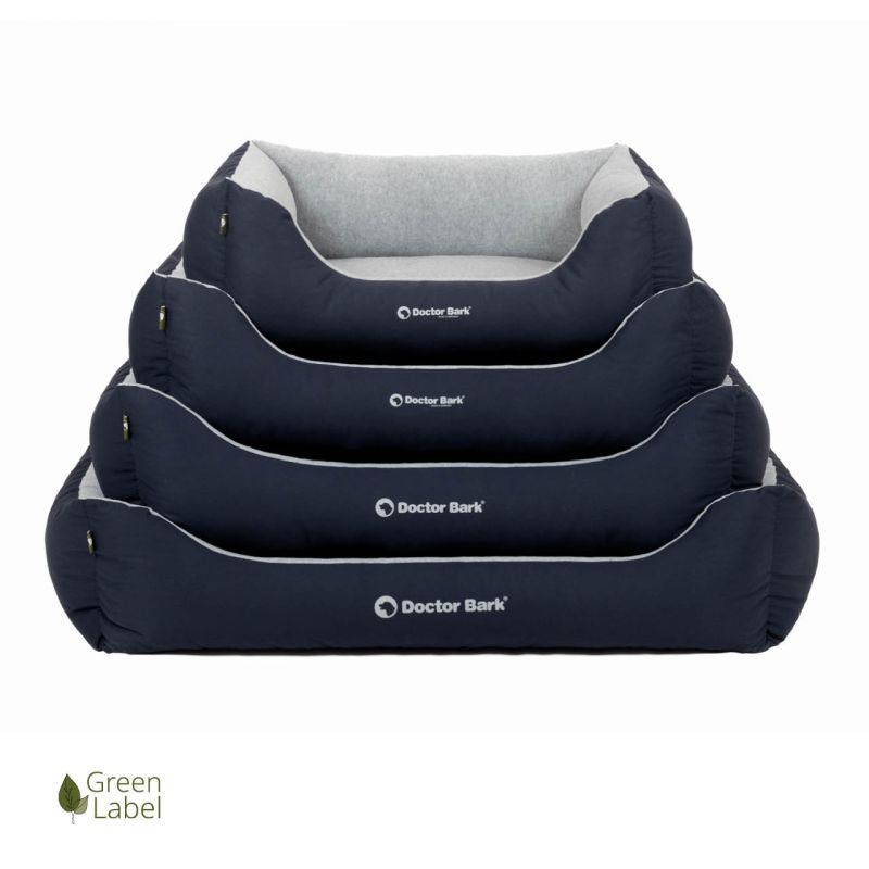 Doctor Bark Hundebett Green Label Königsblau S