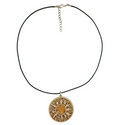 Suncatcher Collier Bernstein + Birke Sonne