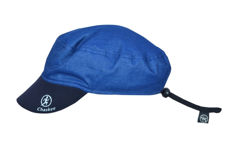 CHASKEE Reversible Denim Cap Blau