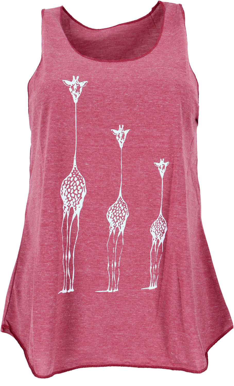 Ethno-Tanktop Giraffen Malve