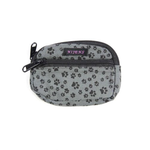 Nijens Tasche Milan Canvas Pfoten Grau