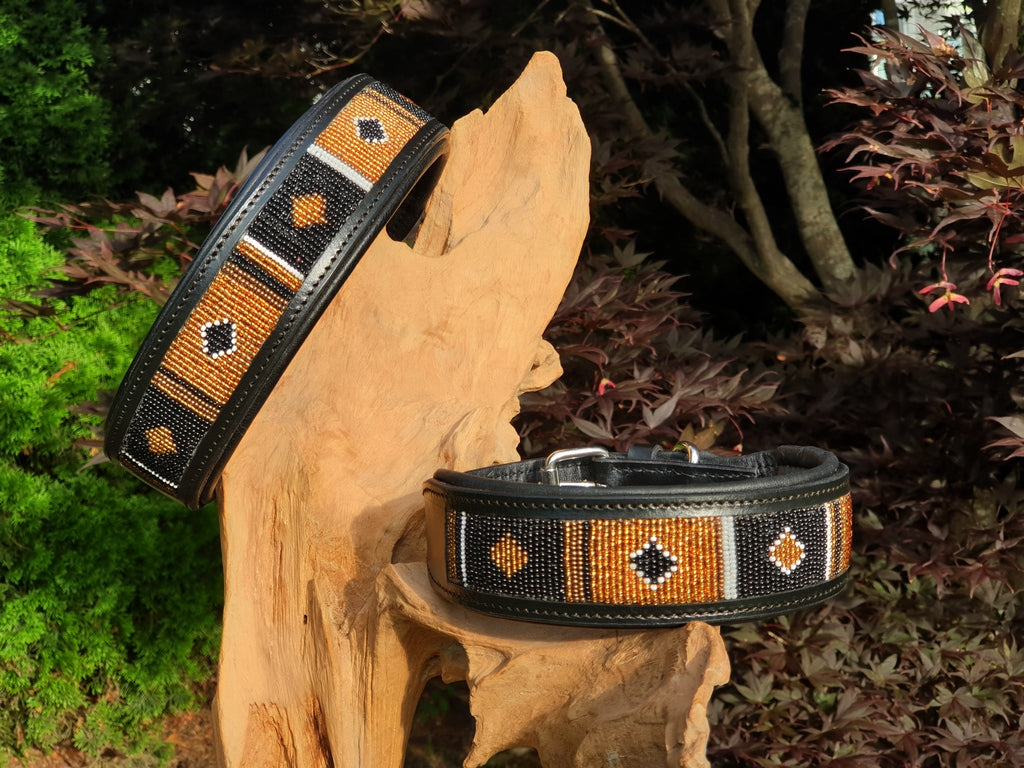 Perlenhalsband Afrika M