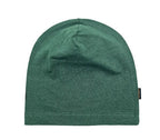 Bio-Baumwoll-Beanie French Terry Forrestgreen melliert