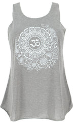 Ethno-Tanktop Om-Mandala Grau