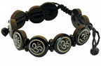 OM Armband Schwarzbraun