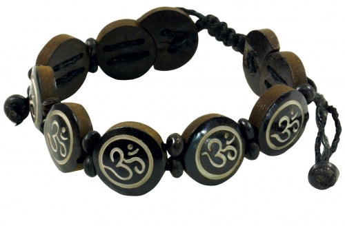 OM Armband Schwarzbraun