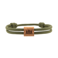 KONA Armband "Bäume" Olivegrün M