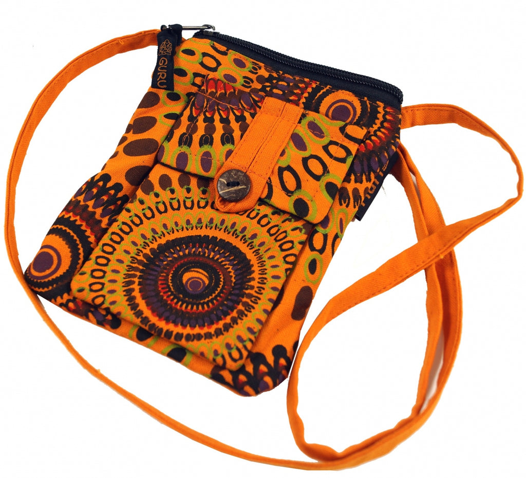 Ethno Umhängetasche MINI Orange