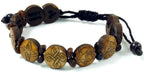 Asthamangala Armband Braun rund