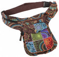 Goa Patchwork Sidebag BUNT Braun