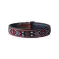 Lederhalsband Aztec Brown