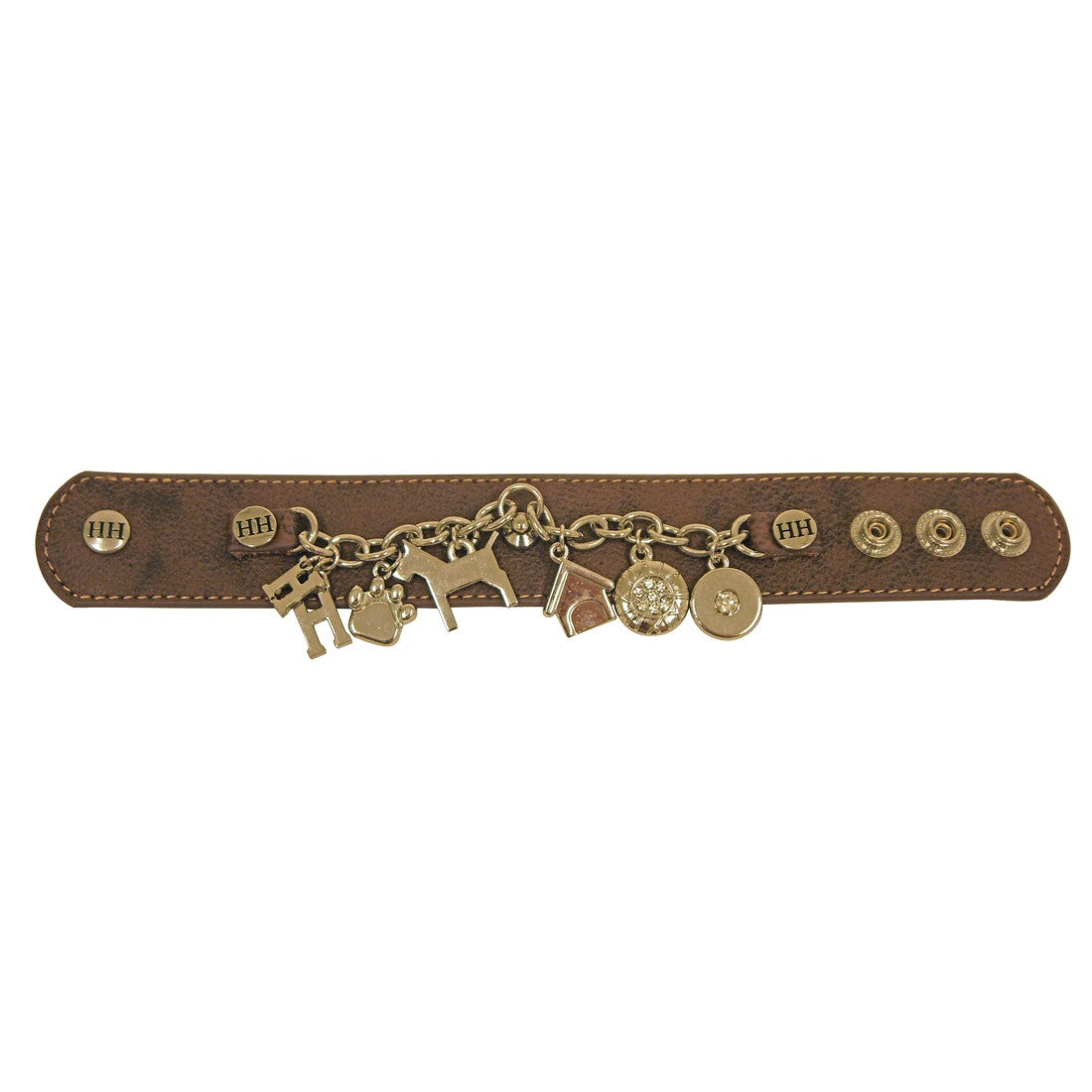 Lederarmband Charms