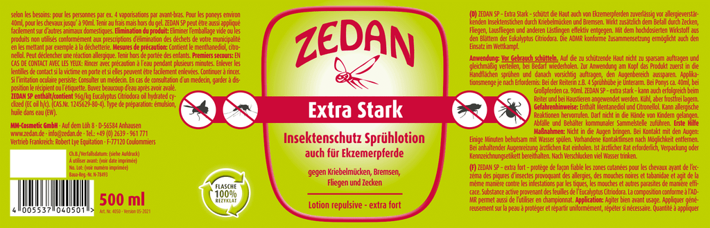 ZEDAN® SP - Extra Stark - Insektenschutz Sprühlotion