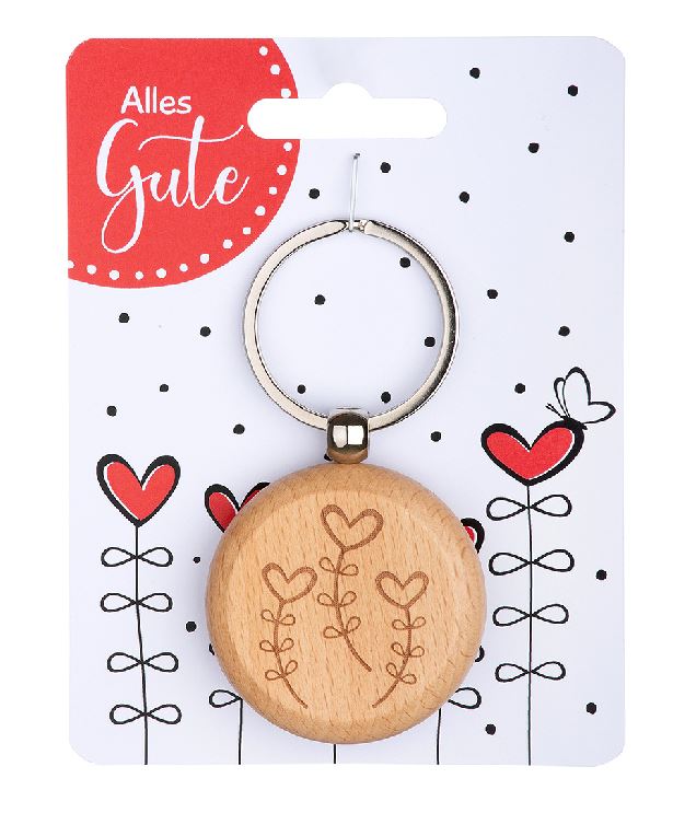 Schlüsselanhänger "Folge Deinem Herzen"
