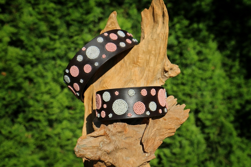 TKC Pink Dots Lurcher