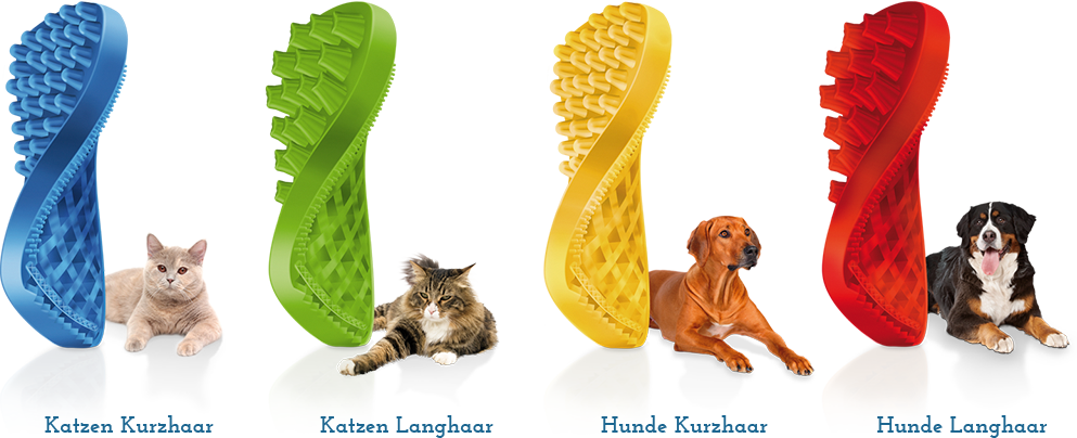 pet+me® Silikonbürste