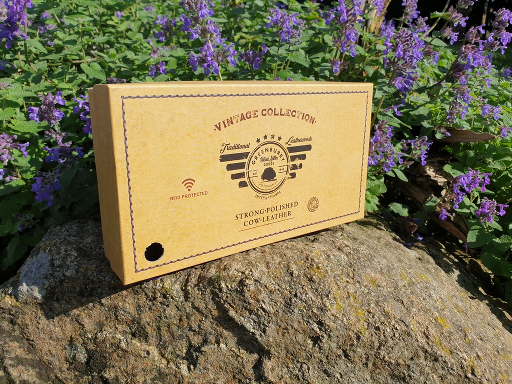 Vintage Langbörse + RFID-Schutz