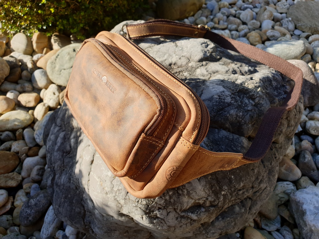 Vintage Bauchtasche III Leder