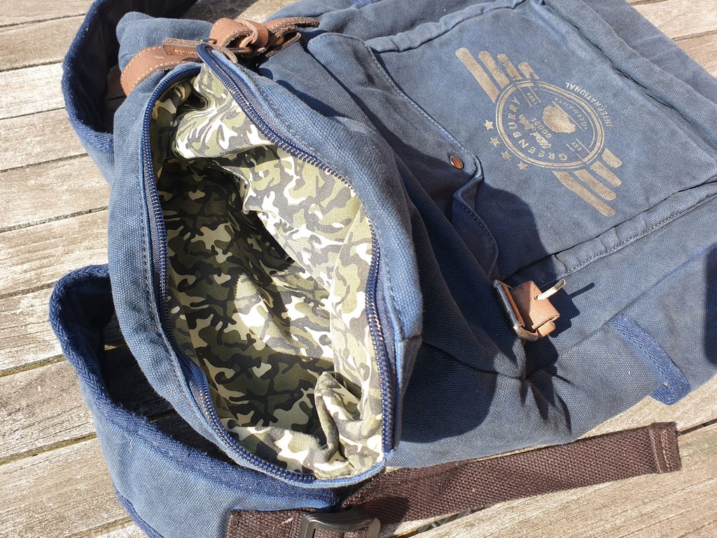 Vintage Aviator Backpack Blue Edition