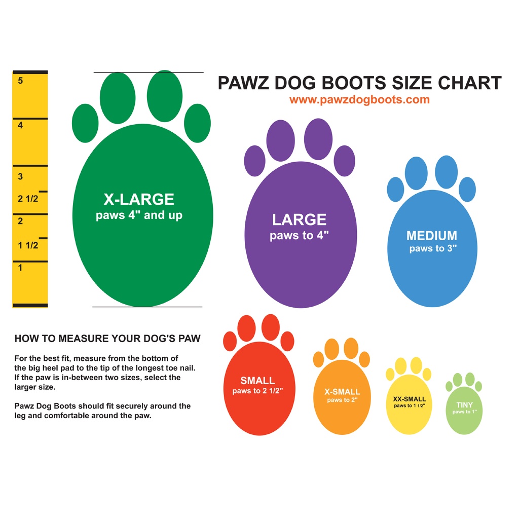 PawZ Dog Boots - Gummischuhe