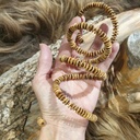 Spiralarmband Straußenei