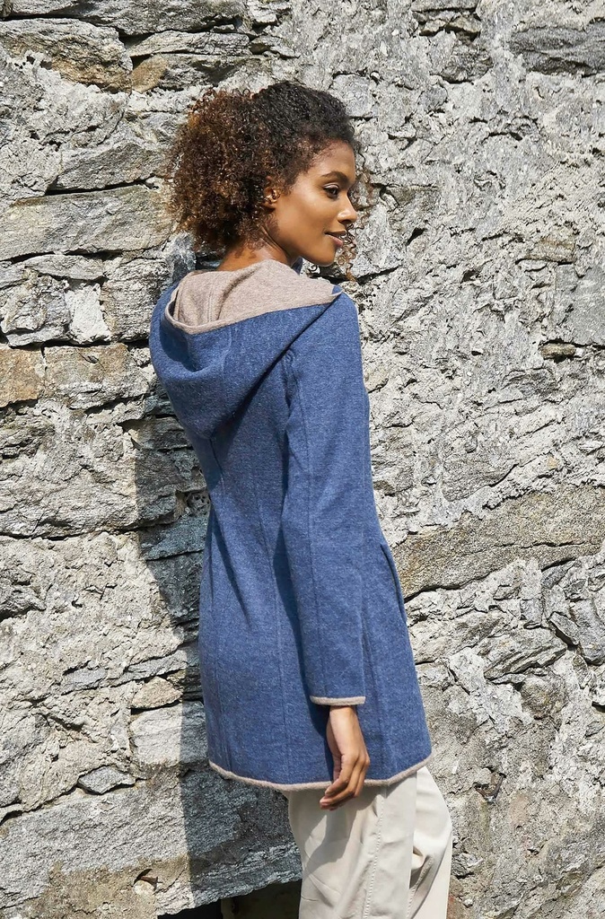 Alpaka Mantel ALYSSA aus Alpaka und Wolle